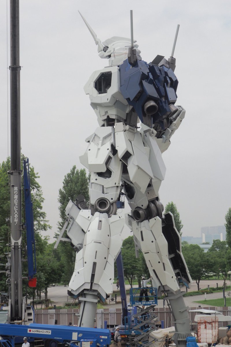 gunjap:  The Life-Sized Unicorn Gundam Statue: Work In Progress (Update 18th August