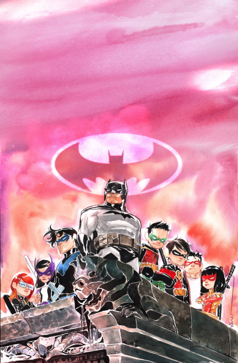 gothamart:  Batman Lil Gotham by Dustin Nguyen 