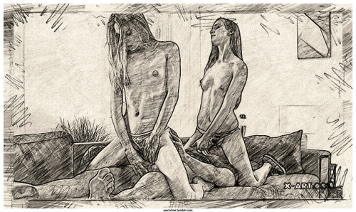 Erotic Pornographic Sketch. For more visit: sexinline.tumblr.com/archive