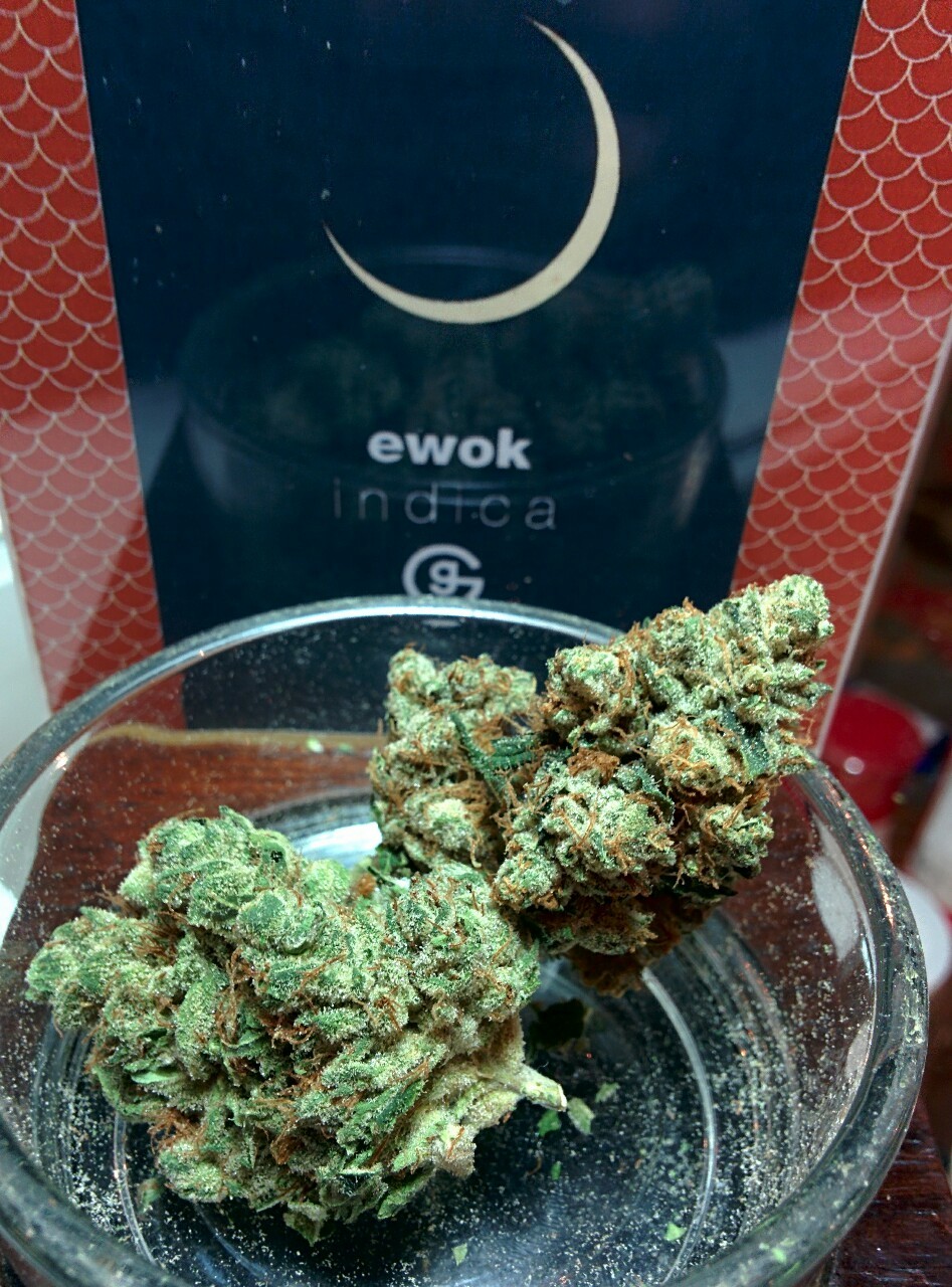 thegreenestgreendispensary:  Ewok OG..abstractasshole’s favorite strain currently