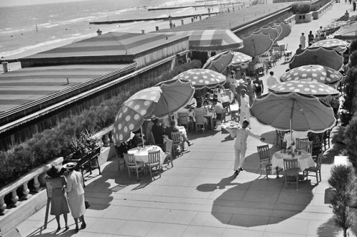 vintageeveryday - The Beachfront at Miami Beach, Florida, 1939,...