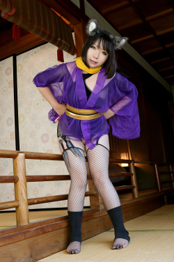 Cute Cosplay Girl Higurashi Rin (Kitsune-Chan) 1-43