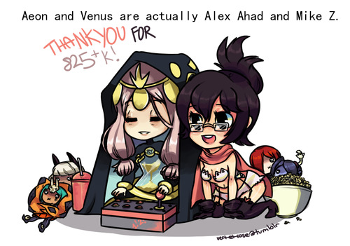 Skullgirls Headcanons on Tumblr: Source "Aeon and Venus are actually Alex  Ahad and Mike Z."