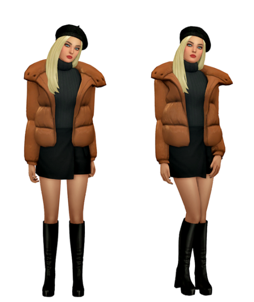 TS4 F/W Maxis Match Lookbook Skin / Face / Hair / Eyebrows / Eyes / NosemaskClothing - Fullbody Ay