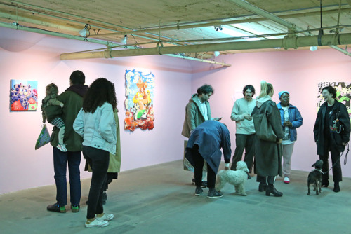 Images from the opening reception of Alake Shilling’s exhibition “Monsoon Lagoon” on Friday, Februar
