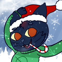 tinylamp:Quick holiday Mae icon to take the stress off from my impending finals