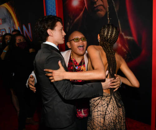 Old But New Pictures From The NWH Premiere When Tom Finally Got To See Zendaya.