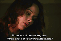  “i think she already knows.” favourite relationships: root/shaw (part 1)