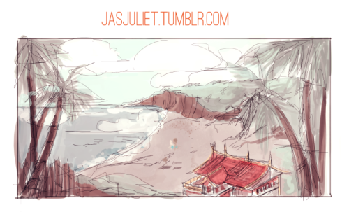 jasjuliet: A proper family vacation down on Ember Island, complete with sandcastles on the beach and