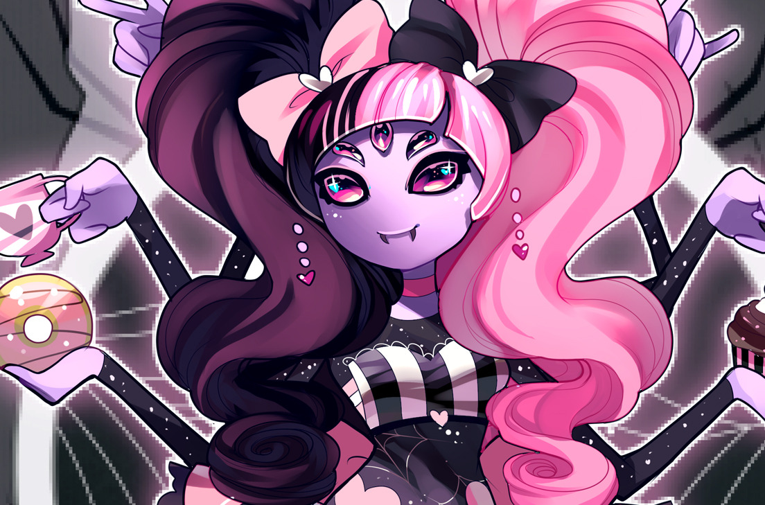 rotodisk:  Wanted to do an older Muffet with two-toned hair but as usual I failed~