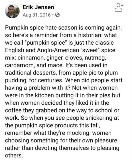 witchesversuspatriarchy:Enjoy your pumpkin spice people ✨