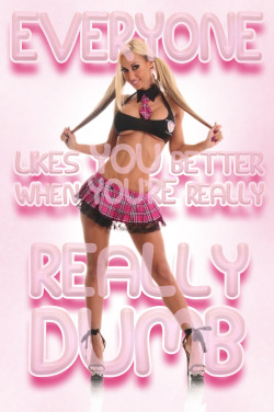 justlivelearnlove:  bimbofication-of-little-slut:  Bimbo rules -ls  ok so why is that true?  I am not realli smart ok but idk why being dumb is suppose to be better??? 