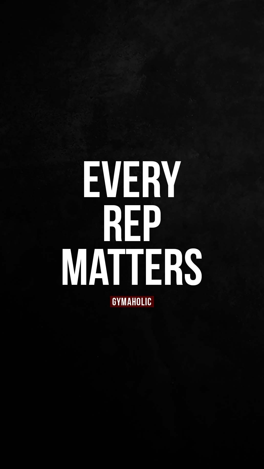 Every rep matters