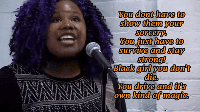thingstolovefor:    Shasparay Lighteard - “Black Girl Magic”     Performing at