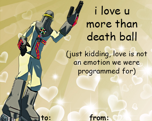 shapedafuture:  JSRF valentines for that special someone in your gang (or a rival one maybe)!! flame-lizy was my pun advisor and the renders are from silentlaws.  