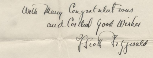 alcoholicanarchist: Some of the letter closings from F. Scott Fitzgerald