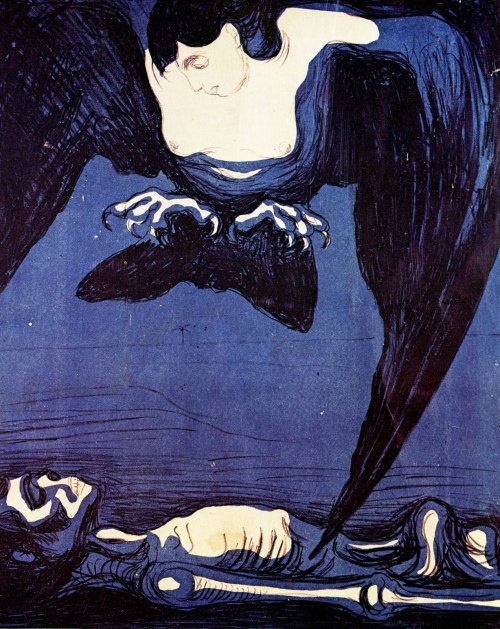 2headedsnake:  Edvard Munch The Vampire, porn pictures