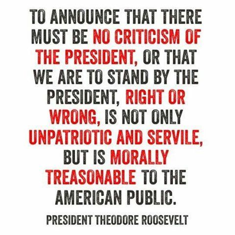 profeminist:      “To announce that there must be no criticism of the President,