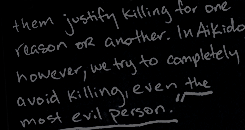peletiersdixon:  We’re not built to kill. We don’t have claws or fangs or armor.