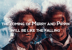 boromirs:  For the time will soon come when Hobbits will shape the fortunes of