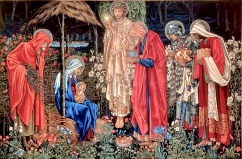 The Adoration of the Magi (article de Wikipédia)Edward Burne-Jones et William MorrisTapisserie créée