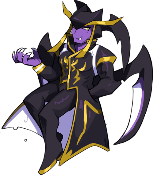 demitri: made more pride flag colour alts for fun but this time some darkstalker ones ^^