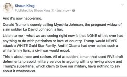 justinspoliticalcorner:Shaun King preaching