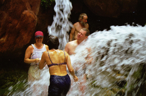 1999: Final full day of a week’s paddle-rafting down the upper Grand Canyon saw us hike up 75 