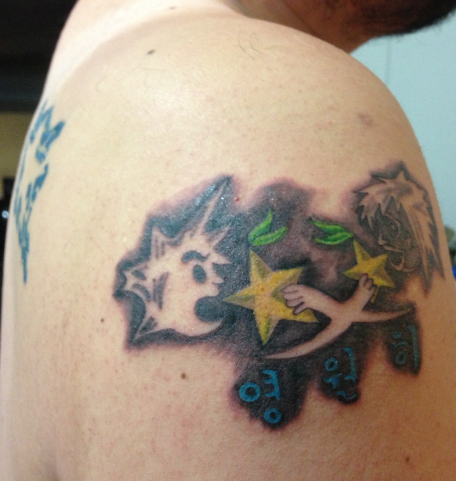 My newest tattoo inspired by the main trios of the series   rKingdomHearts