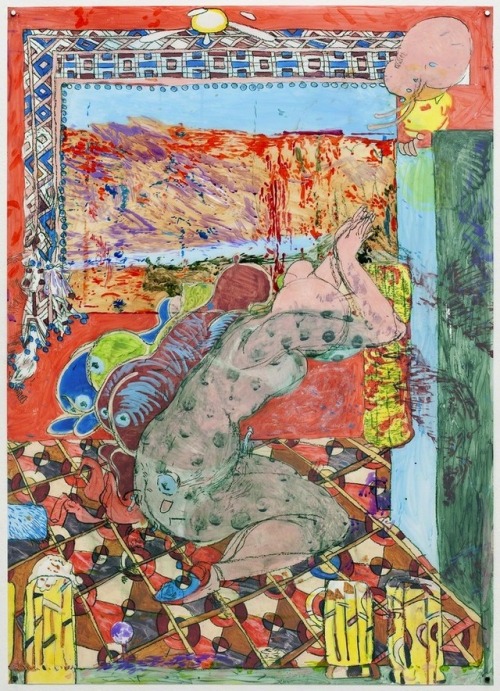 thunderstruck9: Dasha Shishkin (Russian, b. 1977), All in the Mind, 2017. Pastel and acrylic on myla