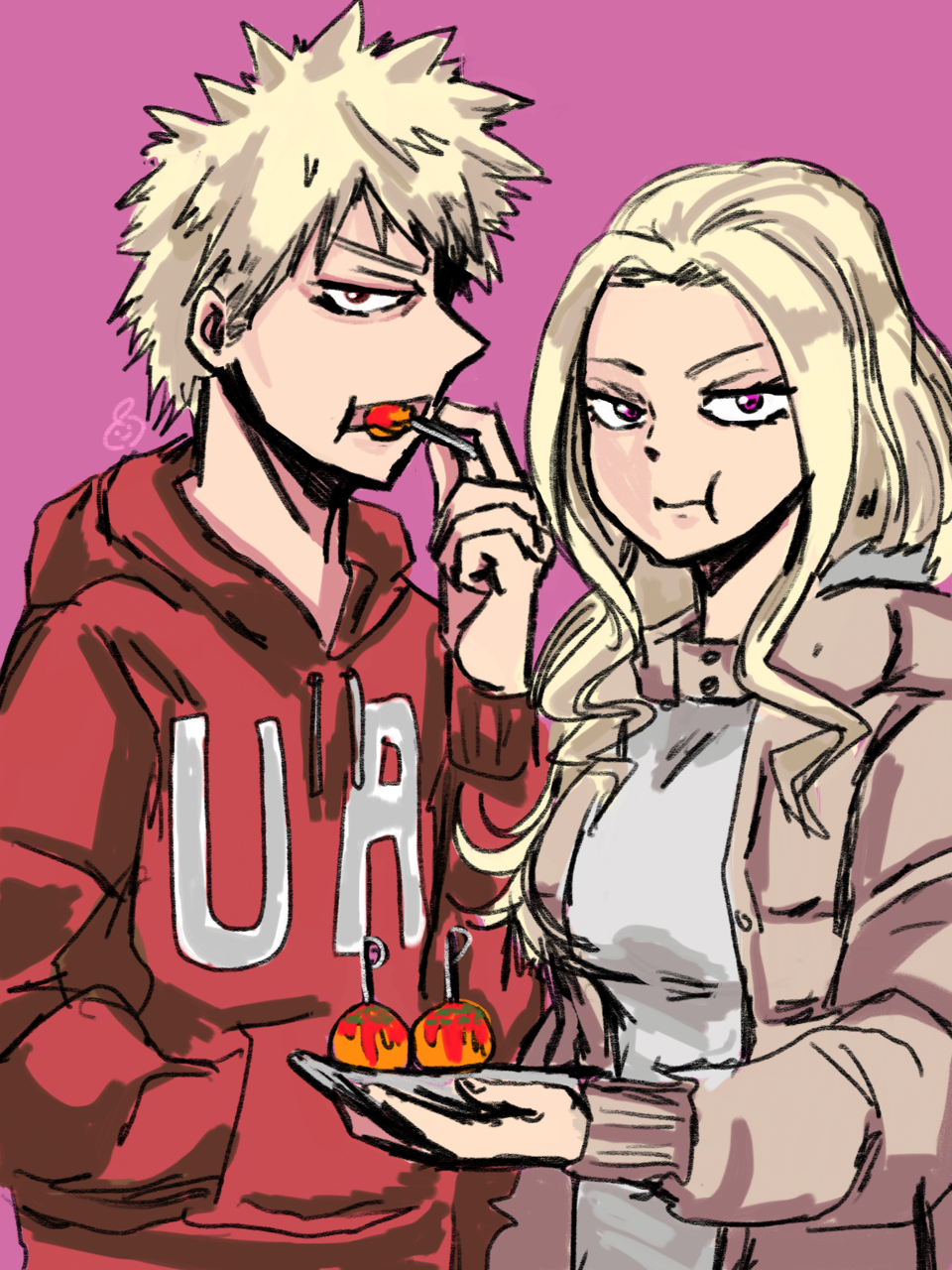 blamedorange:a concept: Bakugou and Mt. Lady being shitty cousins with the pettiest