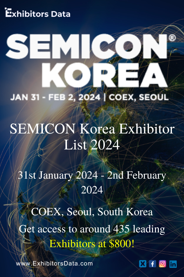 SEMICON Korea Exhibitor List 2025 exhibitorsdata03 on Tumblr