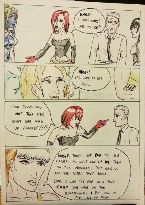 Kate Five vs Symbiote comic Pages 47 - 52  This is the start of Chapter 3. Due to the sexual nature of page 49 (Kate’s naughty symbiocock again) it hurt the collaboration I was doing. Ms Blitzen and PhyreFrost are the intellectual property of a member