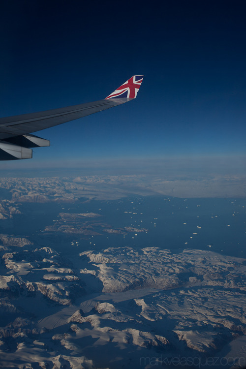 Icebergs somewhere over Greenland on our porn pictures