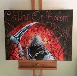 die-by-the-sword:  Children of Bodom watercolour