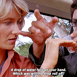 jurassicparkfilms:Because tiny variations…the orientation of the hairs on your hands…the amount of b