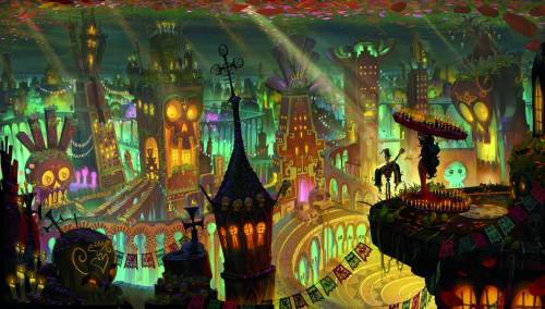 animationandsoforth: Concept art for The Book of Life
