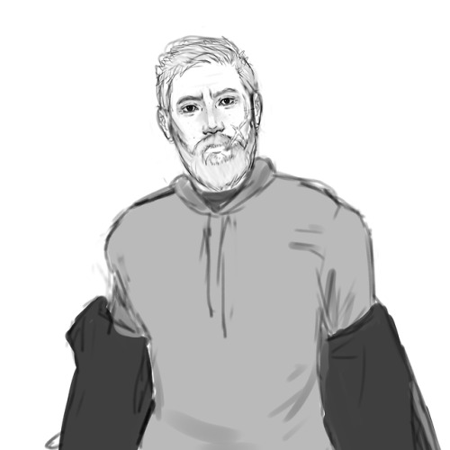 Here&rsquo;s a Bandit. I&rsquo;m rusty. Also yes I gave hiM SOME FRECKLES BC I COULDN&rs