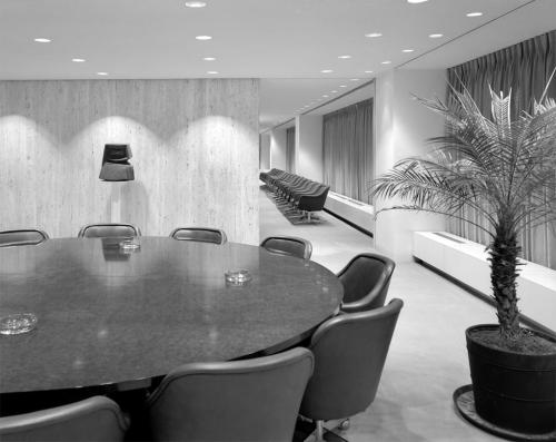 Ezra Stoller (American; 1915–2004)140 Broadway (Marine Midland Bank Building), New York: Interior, c