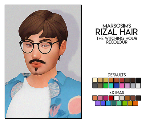 witching hour recolours - lila hair and rizal hair by @marsosimsthe meshes are required  dl (sf