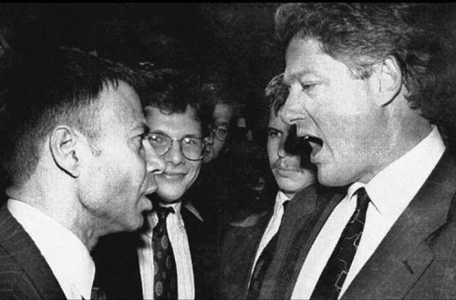 &ldquo;Dying of Ambition,&rdquo; Bob Rafsky and Governor Bill Clinton, New York City, March 26, 1992