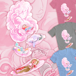 gracekraft:  My five designs for the Steven Universe shirt design contest over at Mighty Fine.  I would really appreciate it if everyone could take a minute or two to click the link to each entry and rate them.  In order:  Rose’s Petals —-&gt;Rate