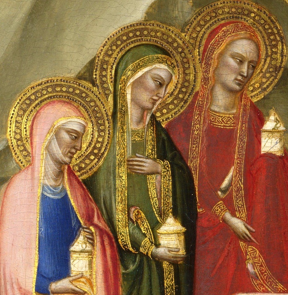 nataliakoptseva:  Jacopo di Cione and workshop - Marie Sepulchre (detail)  National