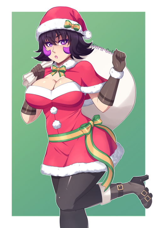 Merry Christmas~ a little late, but i really wanted draw a Santa PlumpishIt feels good make a drawin