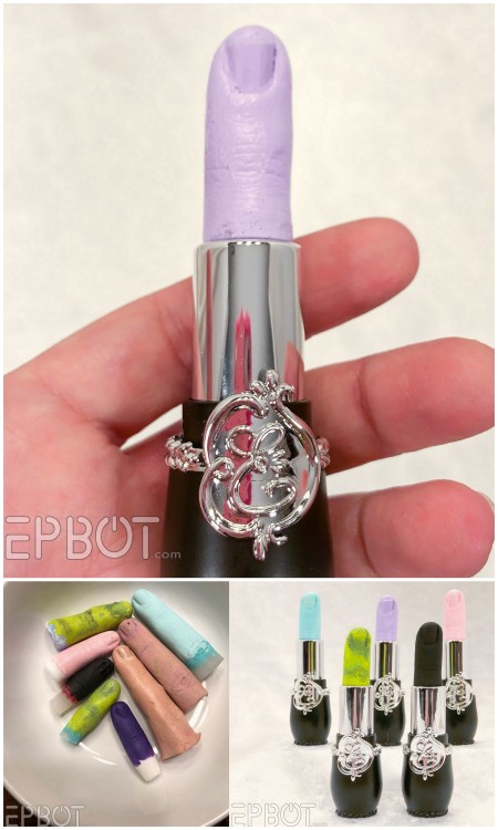 truebluemeandyou:DIY Hygienic Lipstick Finger Button PusherDo you want a ghoulish but cool way to pu