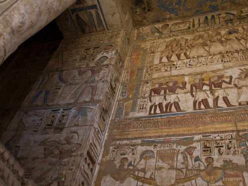 Temple of Edfu by Ian Southwell  on Flickr The temple at Edfu has astonishingly preserved wall and c