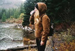 asuperiorlife:  Mattie and a PBR | Mt. Hood, Oregon - 2013