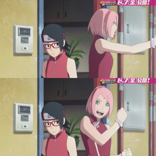 sakura-uchihas:  MAMAKURA GETTING HER BABY PUMPED FOR CHUNIN EXAMS, ADORABLE 