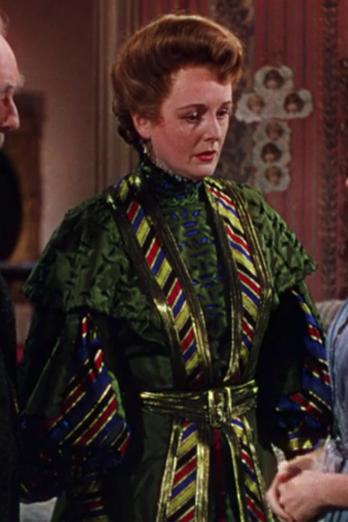 This bright and distinctive piece was created by costume designer Irene Sharaff for Mary Astor as Mr