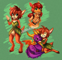 datcatwhatcameback: darksketchbook:   When I saw Elora’s redesign , I nearly cried how cute she is&lt;3 Aaa I can’t wait till it comes out qwq &lt;33   EXCITE EXCITE    The redesigns are all 100/10.   :D